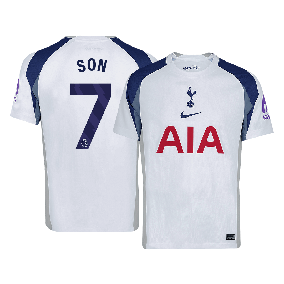 SON #7 Tottenham Hotspur 
Otthon 
 Futball Mez 
2025/26 
 Fehér