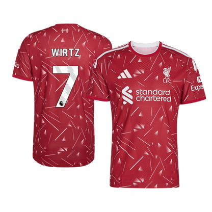 WIRTZ #7 Liverpool Játékos Verzió Hazai Mez 2026/27 Piros