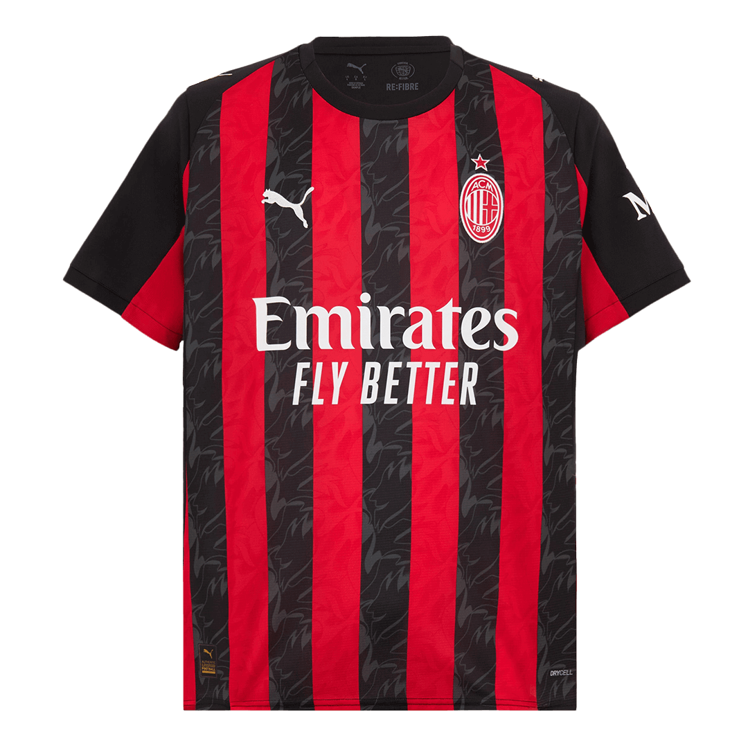 PULISIC #11 AC Milan Otthoni Soccer Mez 2025/26 Piros&Fekete