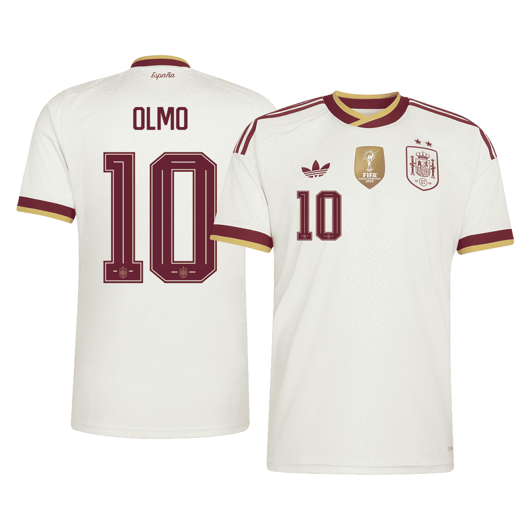 OLMO #10 Spanyolország Idegenbeli Mez 2026 Fehér