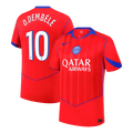 O.DEMBÉLÉ #10 PSG Idegenbeli Harmadik Mez 2025/26 Piros