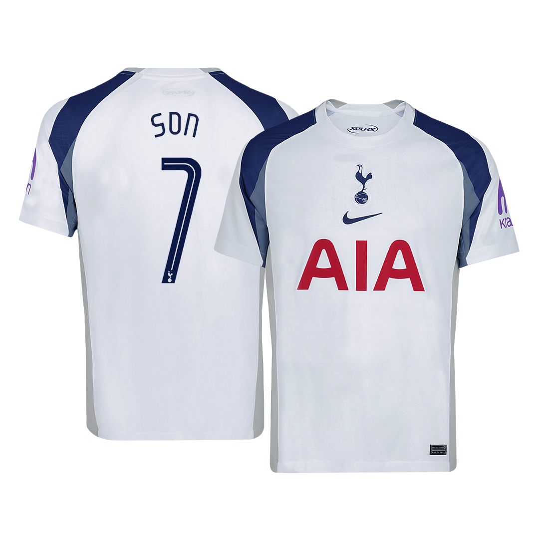 SON #7 Tottenham Hotspur 
Otthon 
 Futball Mez 
2025/26 
 Fehér 
 
 
- UCL