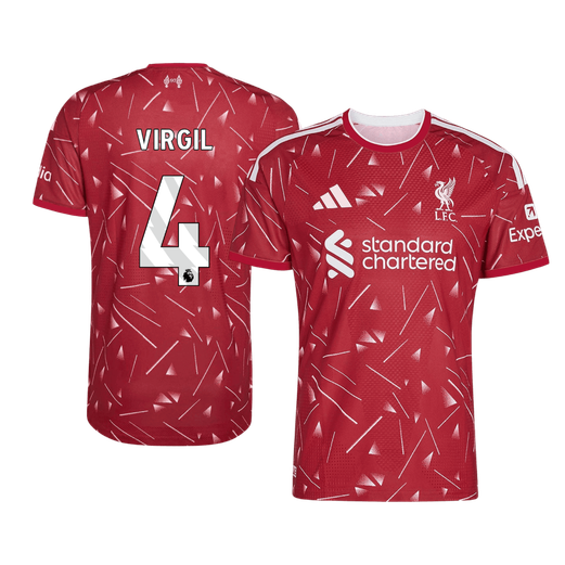 VIRGIL #4 Liverpool Játékos Verzió Hazai Mez 2026/27 Piros