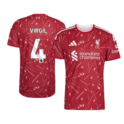 VIRGIL #4 Liverpool Játékos Verzió Hazai Mez 2026/27 Piros