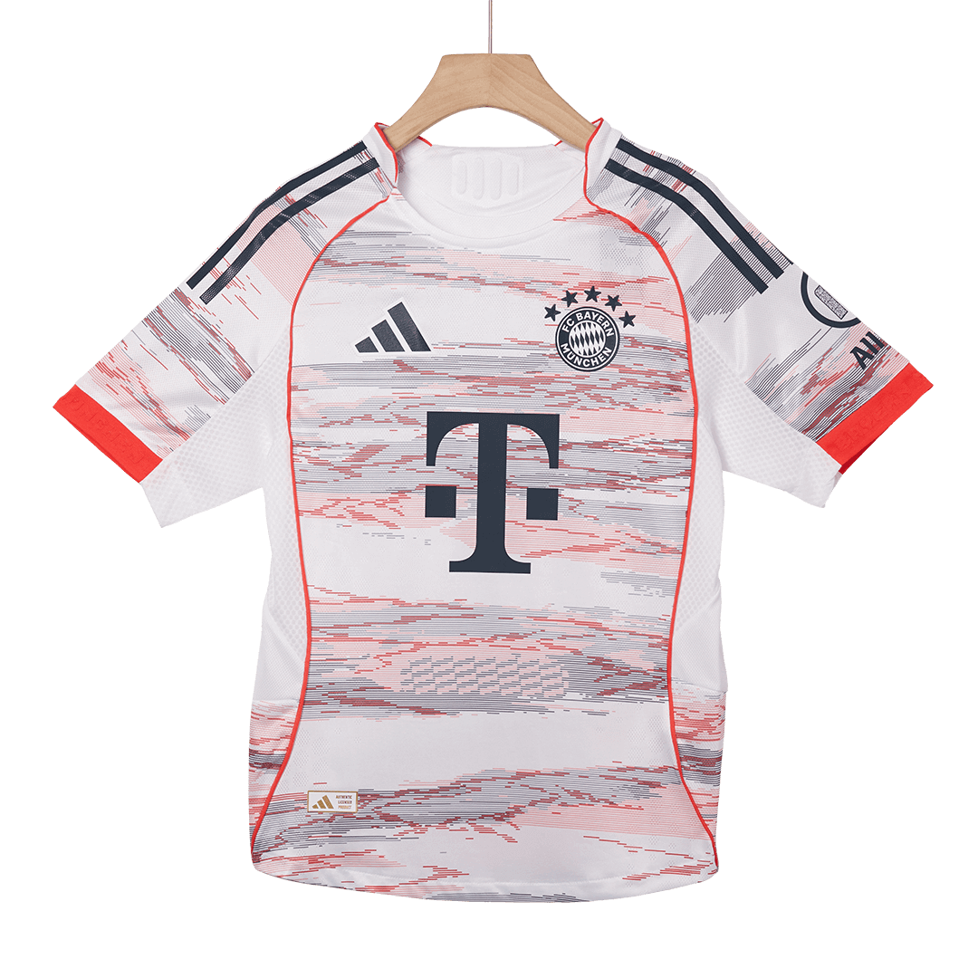 MÜLLER Special #25 Játékos Bayern Munich Idegenbeli Soccer Mez 2025/26 Fehér