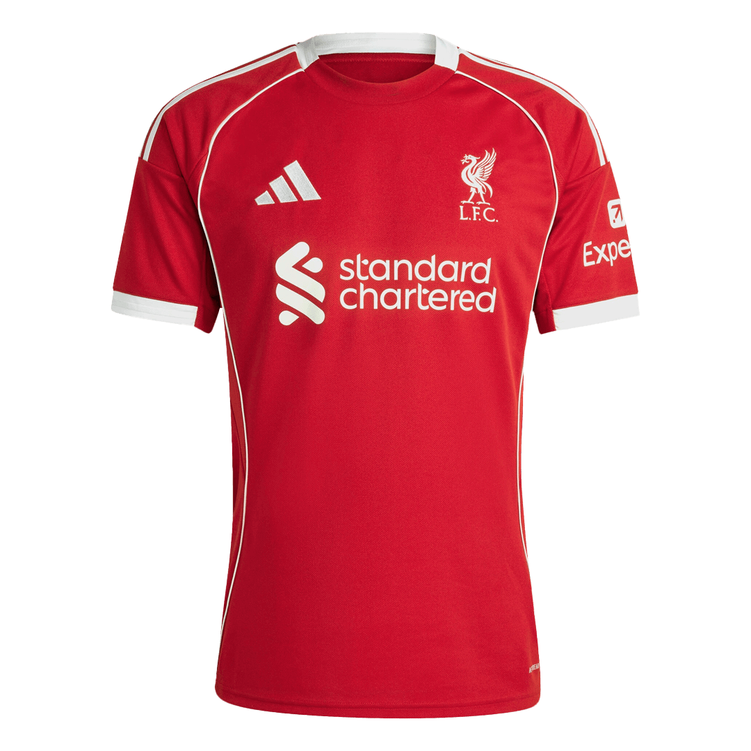 SZOBOSZLAI #8 Liverpool Otthon Mez 2025/26 Piros