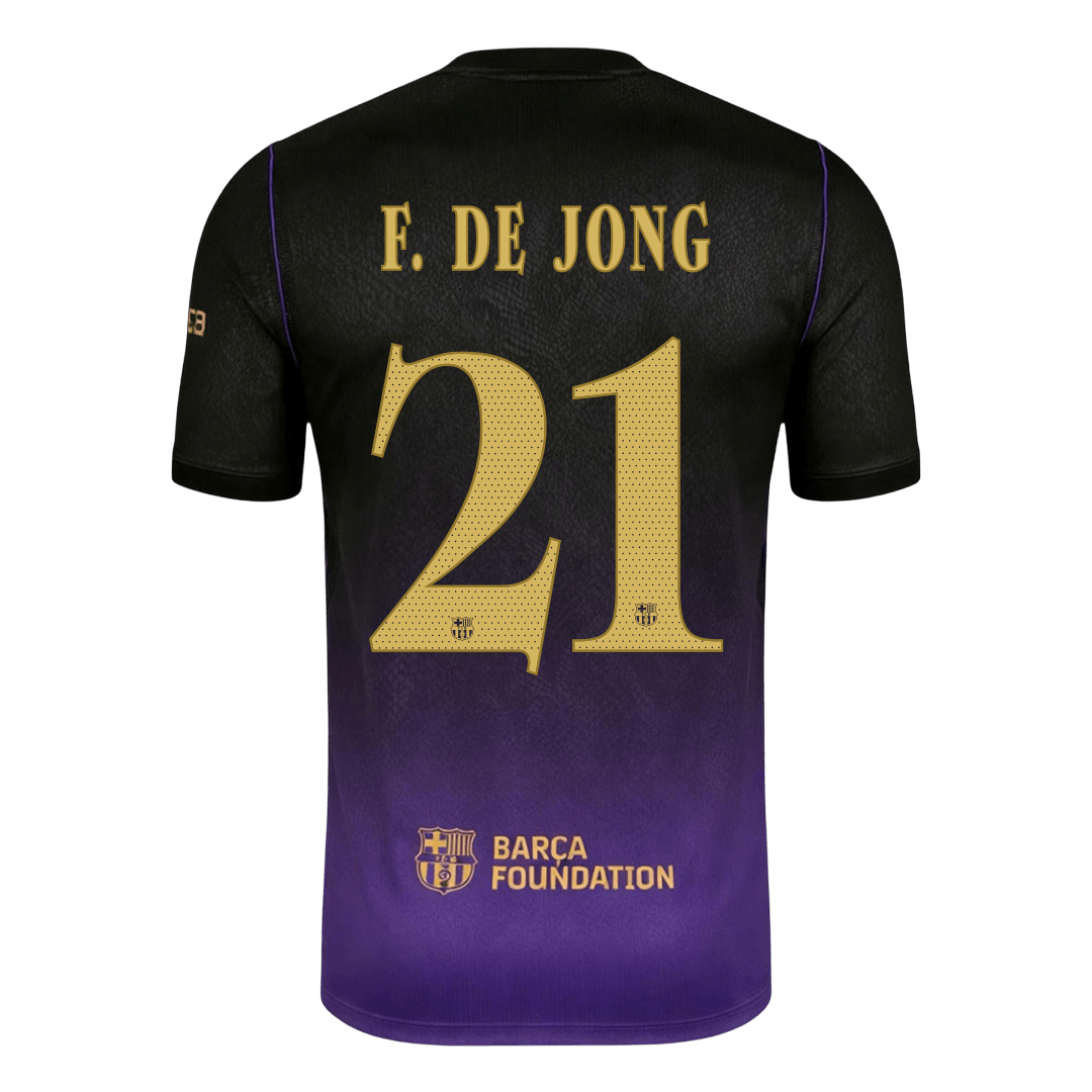 F. DE JONG #21 Barcelona Idegenbeli Mez 2026/27