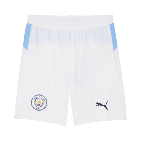Manchester City Otthon Soccer Rövidnadrág 25/26 Fehér 2025/26