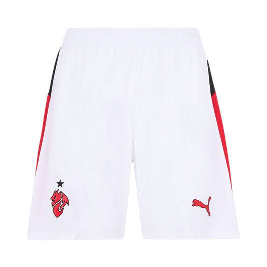 AC Milan Idegenbeli Soccer Rövidnadrág 25/26 Fehér 2025/26