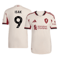 ISAK ##9 Liverpool Játékos Idegenbeli Mez 2025/26 Fehér