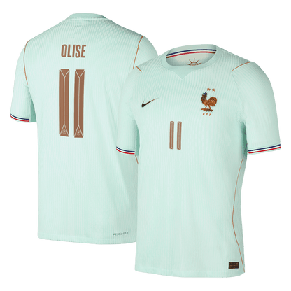 OLISE #11 Franciaország Játékos Verzió Idegenbeli Mez Világbajnoki 2026 Zöld