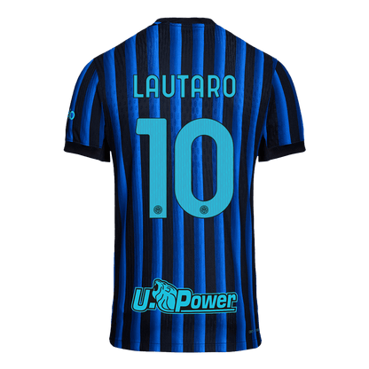 LAUTARO #10 Játékos Inter Milan Otthon Soccer Mez 2025/26 Kék&Fekete