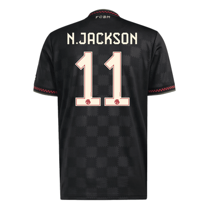 N.JACKSON #11 Bayern Munich Idegenbeli Harmadik Mez 2025/26 Fekete