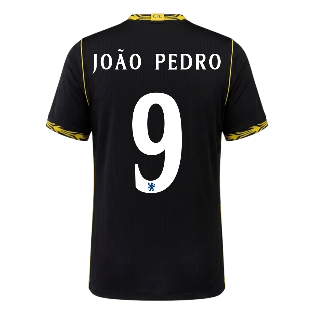 JOÃO PEDRO #9 Chelsea Idegenbeli Mez 2026/27 Fekete