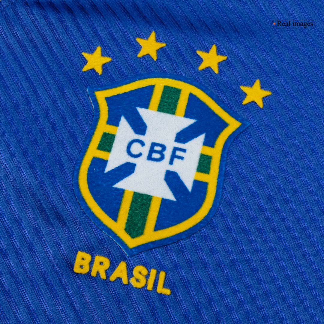 Brazília Idegenbeli Retro Futball Mez 94/96 Kék