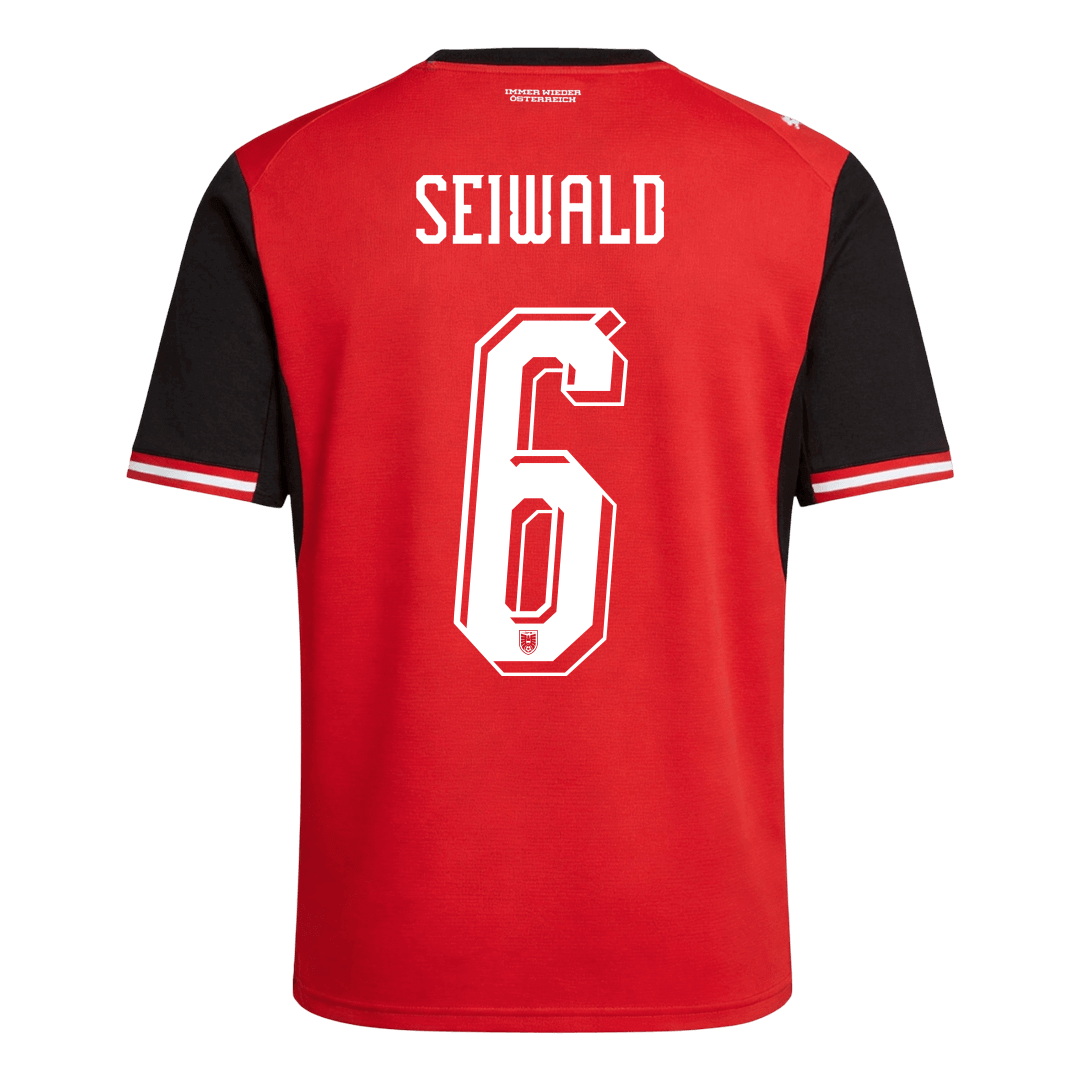 SEIWALD #6 Ausztria Hazai Mez Világbajnoki 2026 Piros
