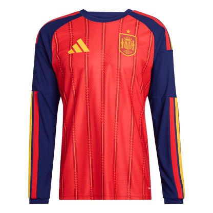 Spain Hazai Hosszú Ujjú Játékos Mez 2026 Piros