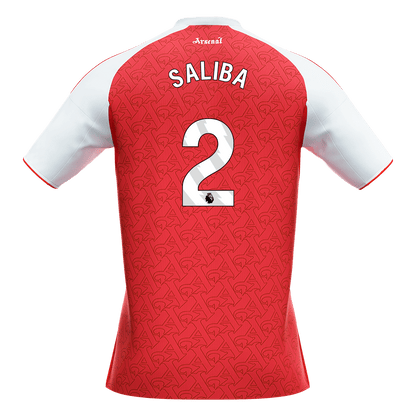 SALIBA #2 Arsenal
 Otthon Futball Mez 2025/26 Piros
