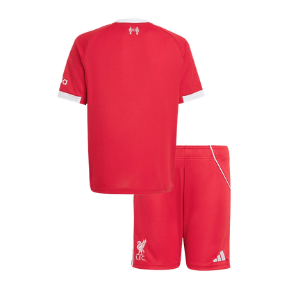Gyerekek Liverpool Otthon Soccer Mez Készlet(Mez+Rövidnadrág) 25/26 Piros