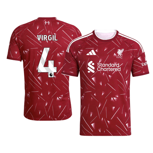 VIRGIL #4 Liverpool Hazai Futball 2026/27 Piros