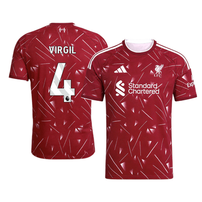 VIRGIL #4 Liverpool Hazai Futball 2026/27 Piros