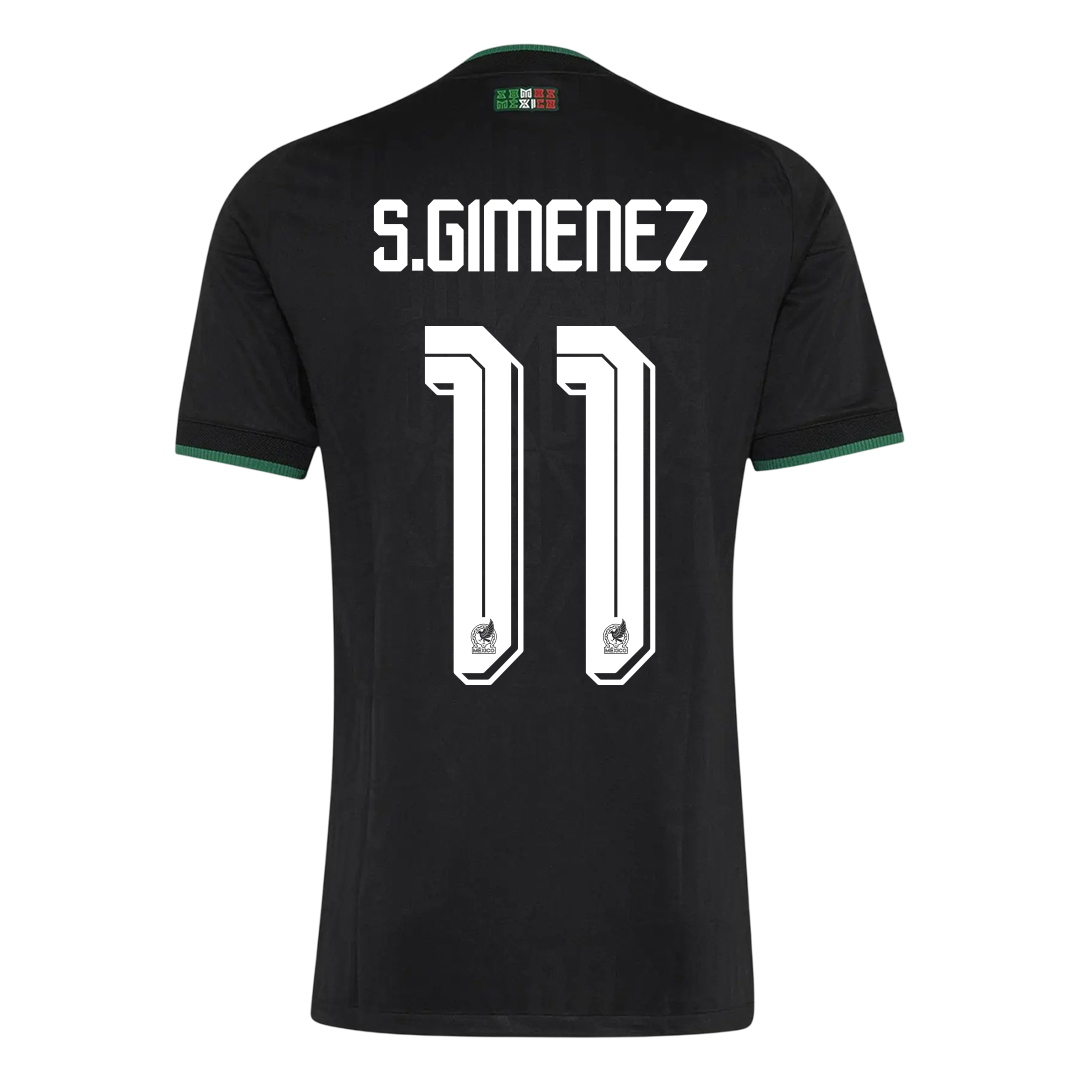 S.GIMENEZ #11 Mexikó Játékos Verzió Harmadik Mez Világbajnoki 2026 Fekete