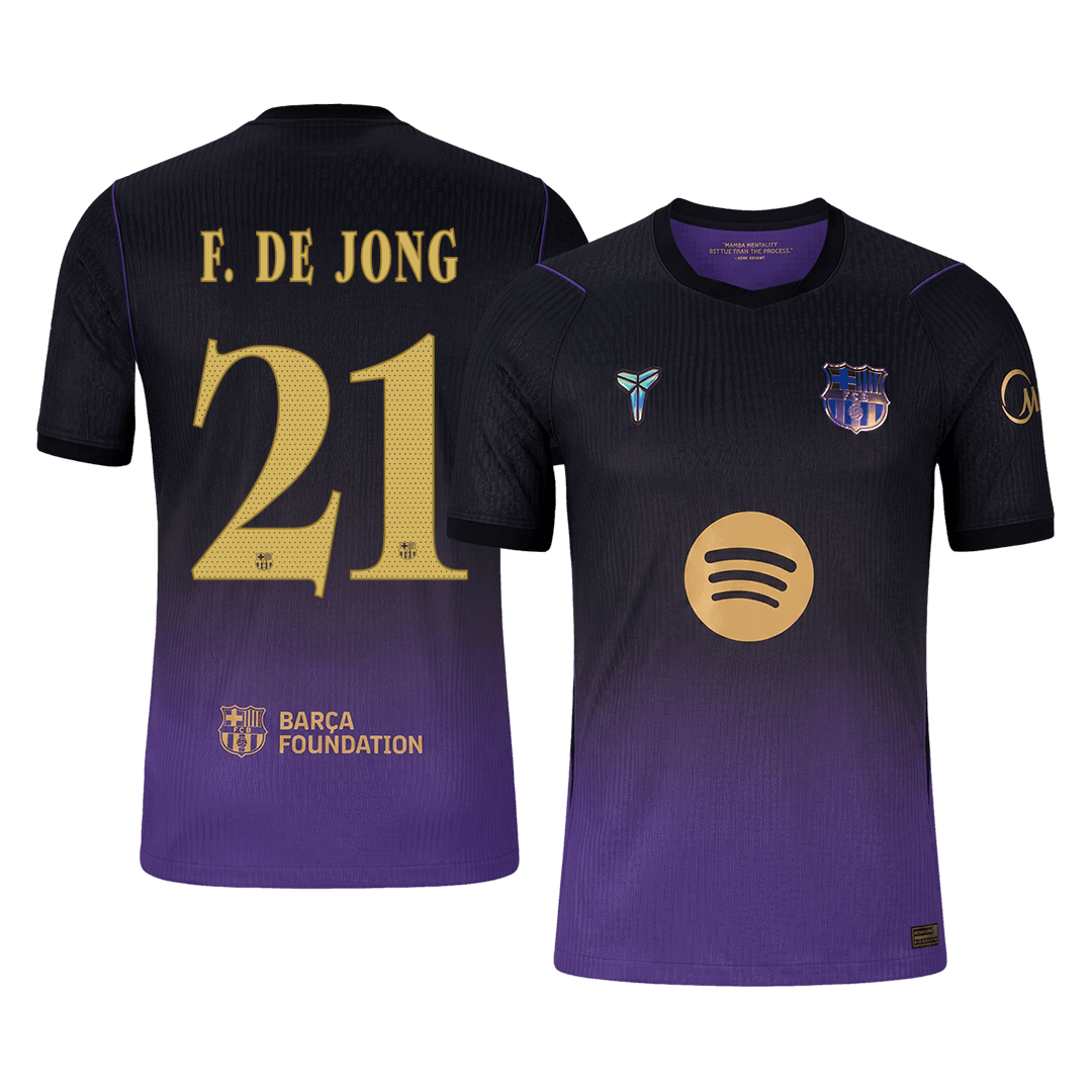 F. DE JONG #21 Barcelona Játékos Verzió Idegenbeli Mez 2026/27 - UCL