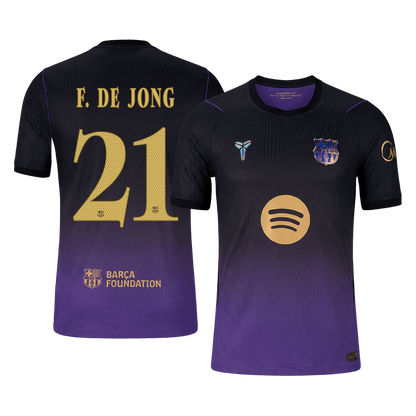F. DE JONG #21 Barcelona Játékos Verzió Idegenbeli Mez 2026/27 - UCL