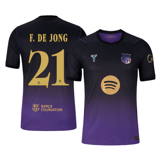 F. DE JONG #21 Barcelona Játékos Verzió Idegenbeli Mez 2026/27 - UCL