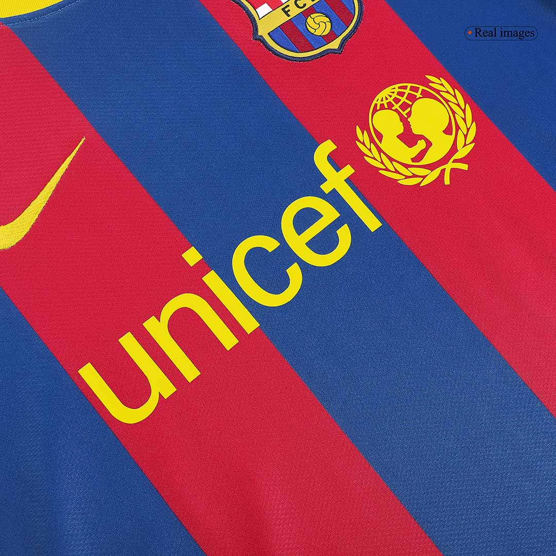 Barcelona Hazai Retro Futball 2010/11 Piros&Kék